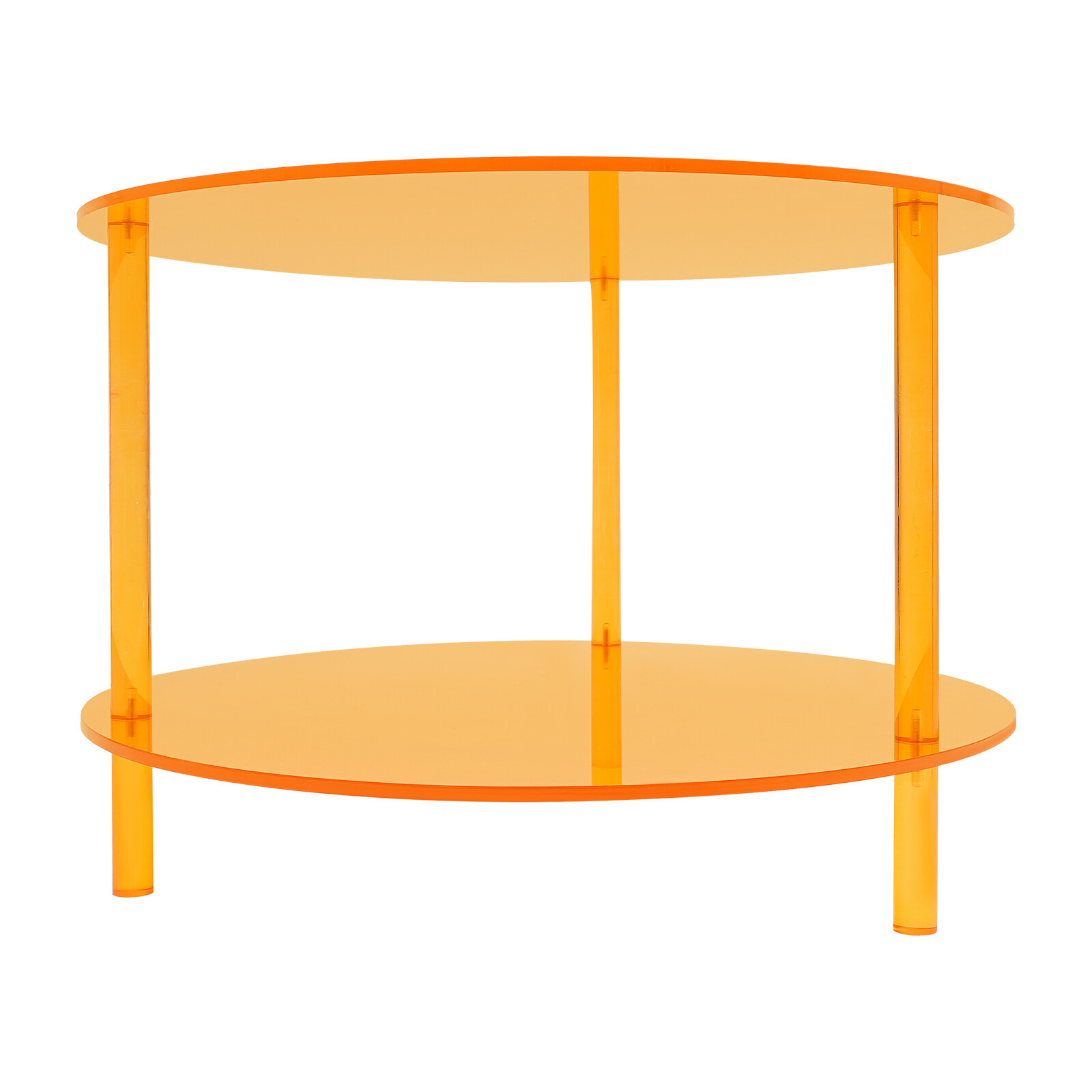 Acrylic Coffee Table, Modern Coffee Table, 2-tier Coffee Table