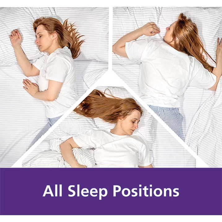 (4 pack) Mainstays Comfort Complete Bed Pillow, Standard/Queen