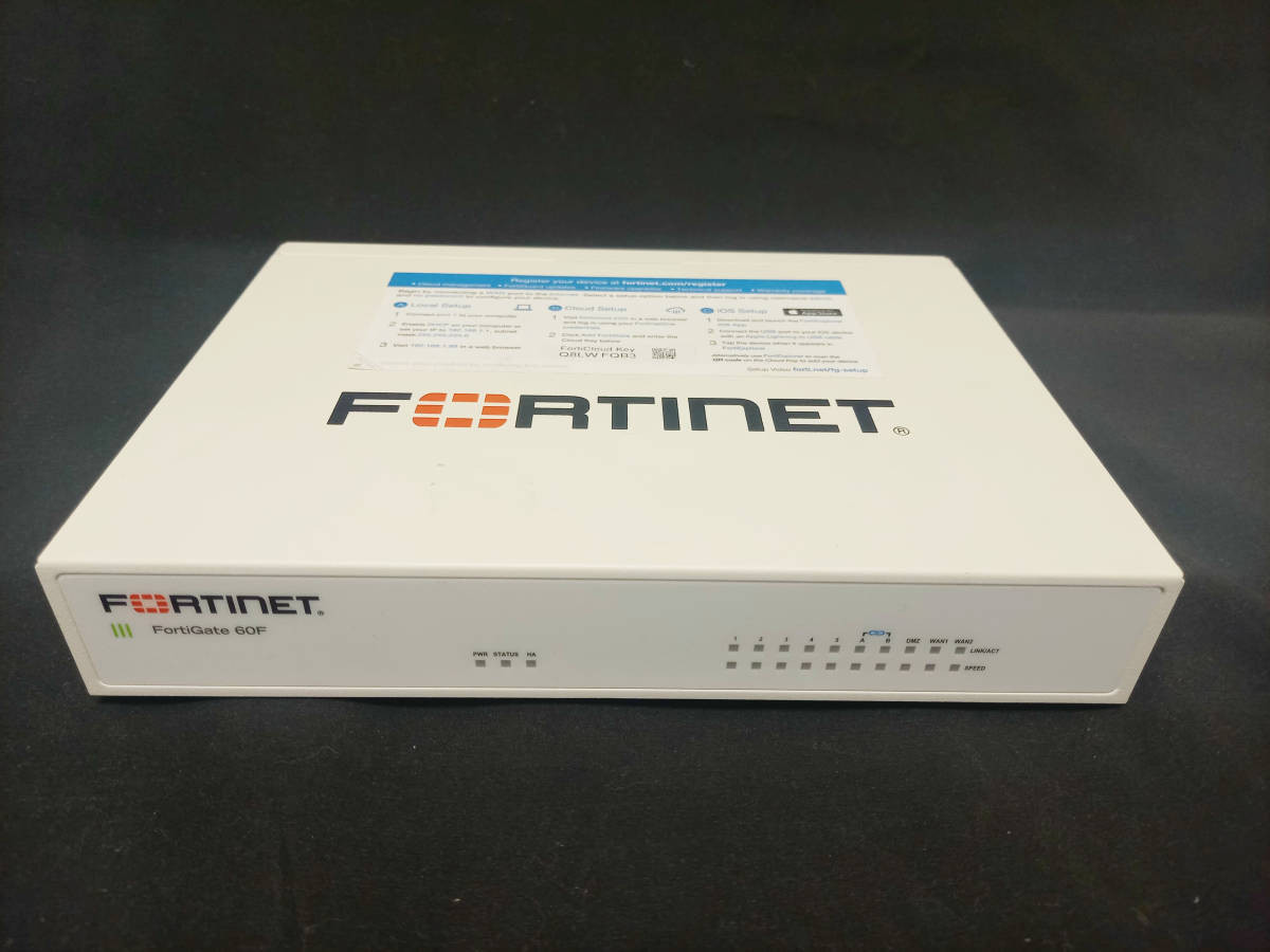 Fortinet Fortigate-60F FG-60F UTM initialized
