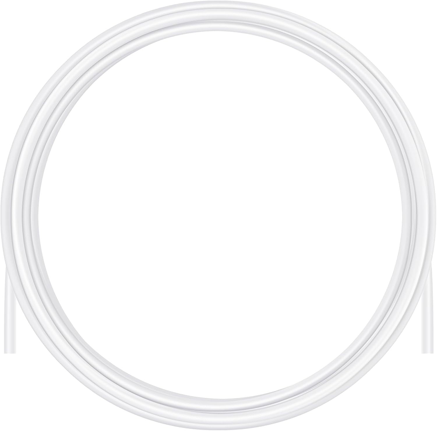 5m White PTFE Bowden Tube for 3D Printers - High-Temp Stability & Versatile Fit