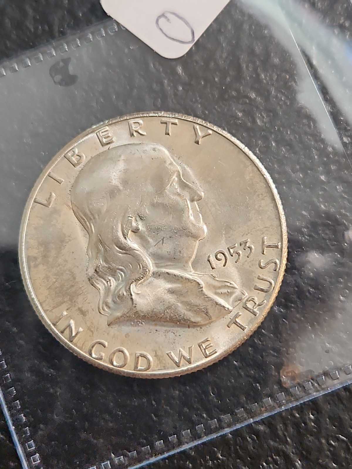 1953-3 FRANKLIN HALF DOLLAR #0750