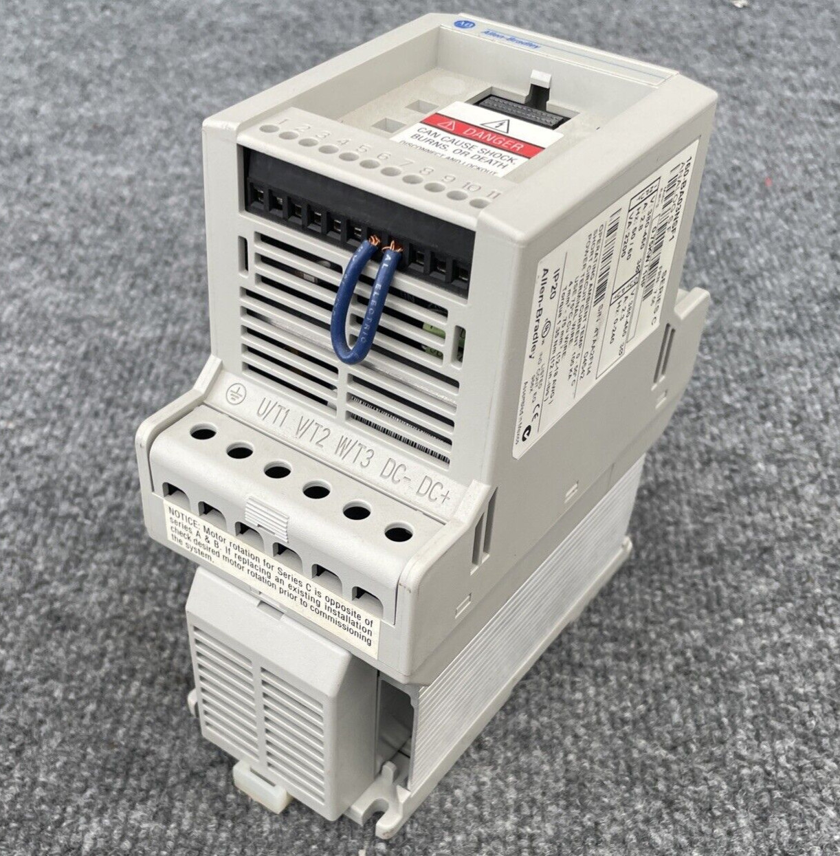 Allen-Bradley 160-BA03NSF1 Variable Speed Controller 380/460V 1HP Used