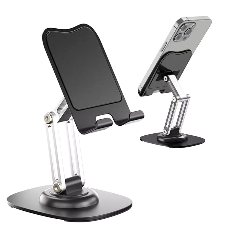 Adjustable Cell Phone Stand Holder Desk Dock Mount For iPad iPhone Kindle Tablet