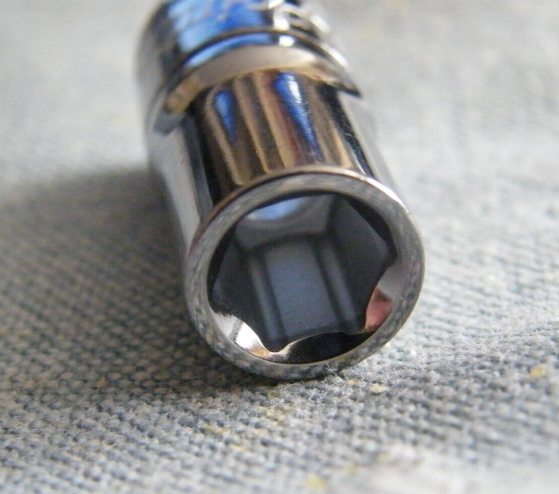 Blue Point 7mm 6 point 1/4" drive socket BLPSM147 shallow NEW unused