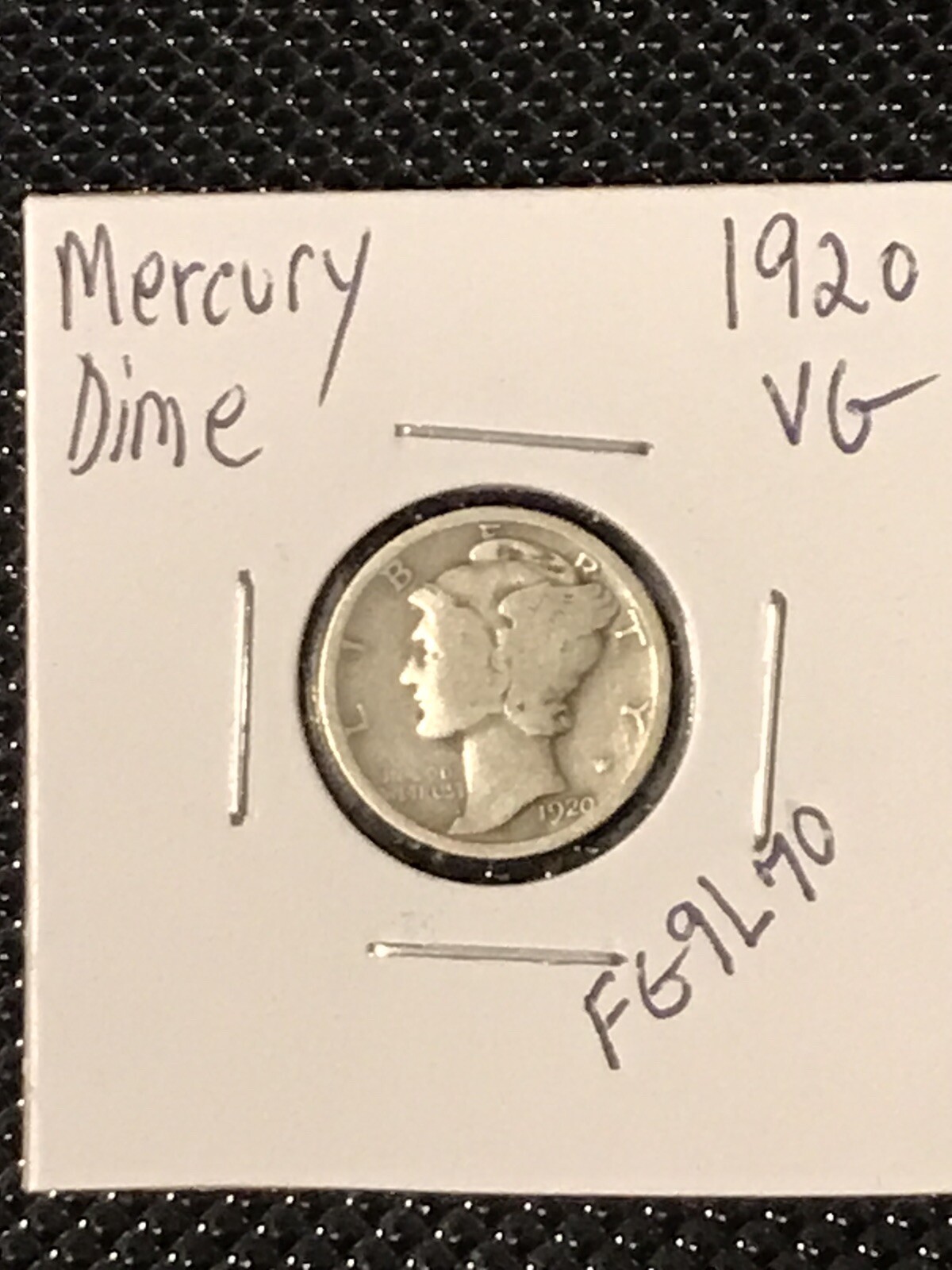 1920 Mercury Dime