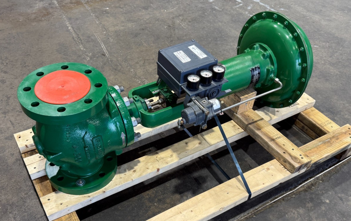 Fisher Valve 4", Class 300, Type ED,  Actuator 667, Size 45