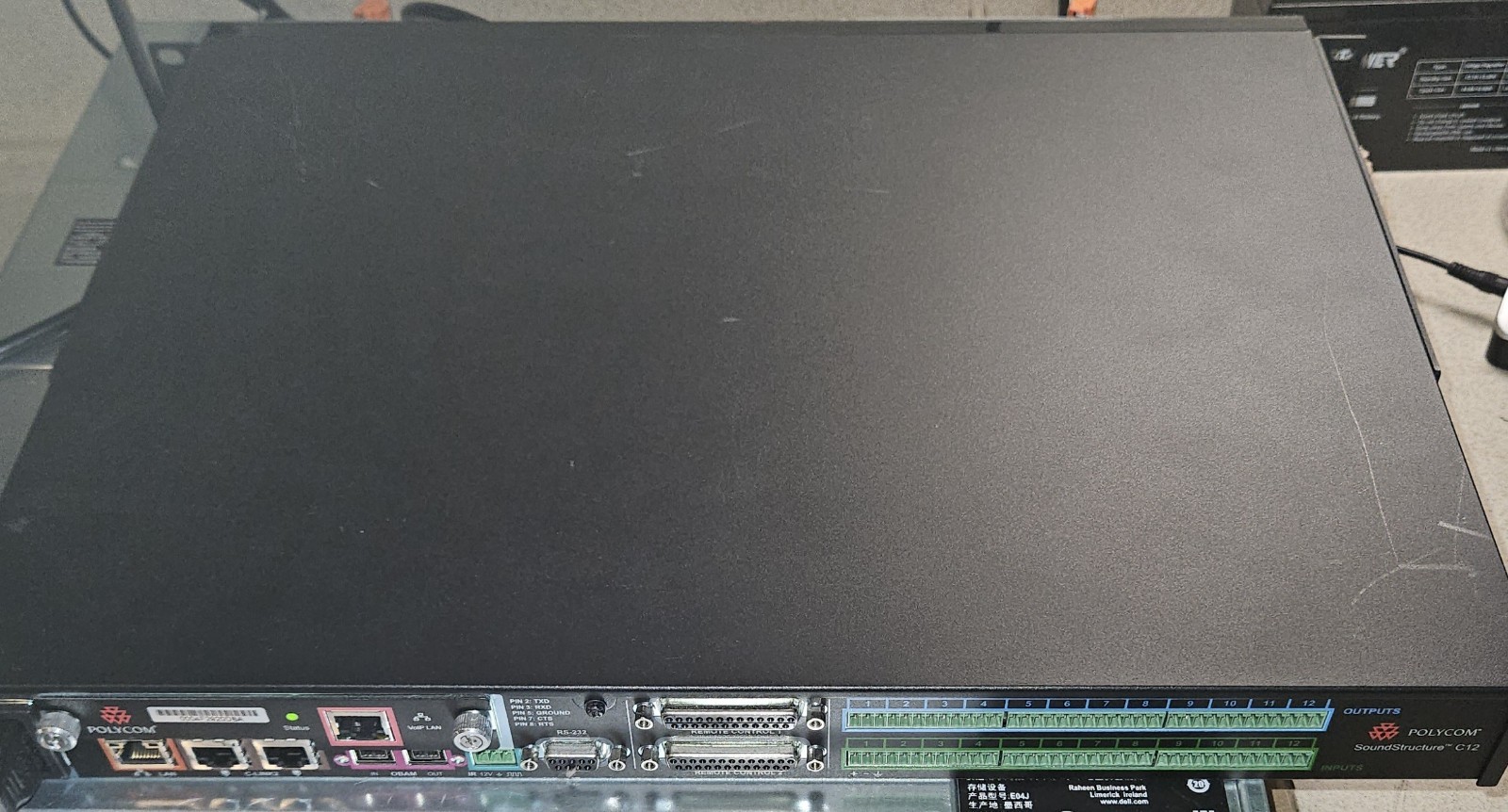 Polycom Sound Structure C12 Audio Processor Conference System 2201-33120-001
