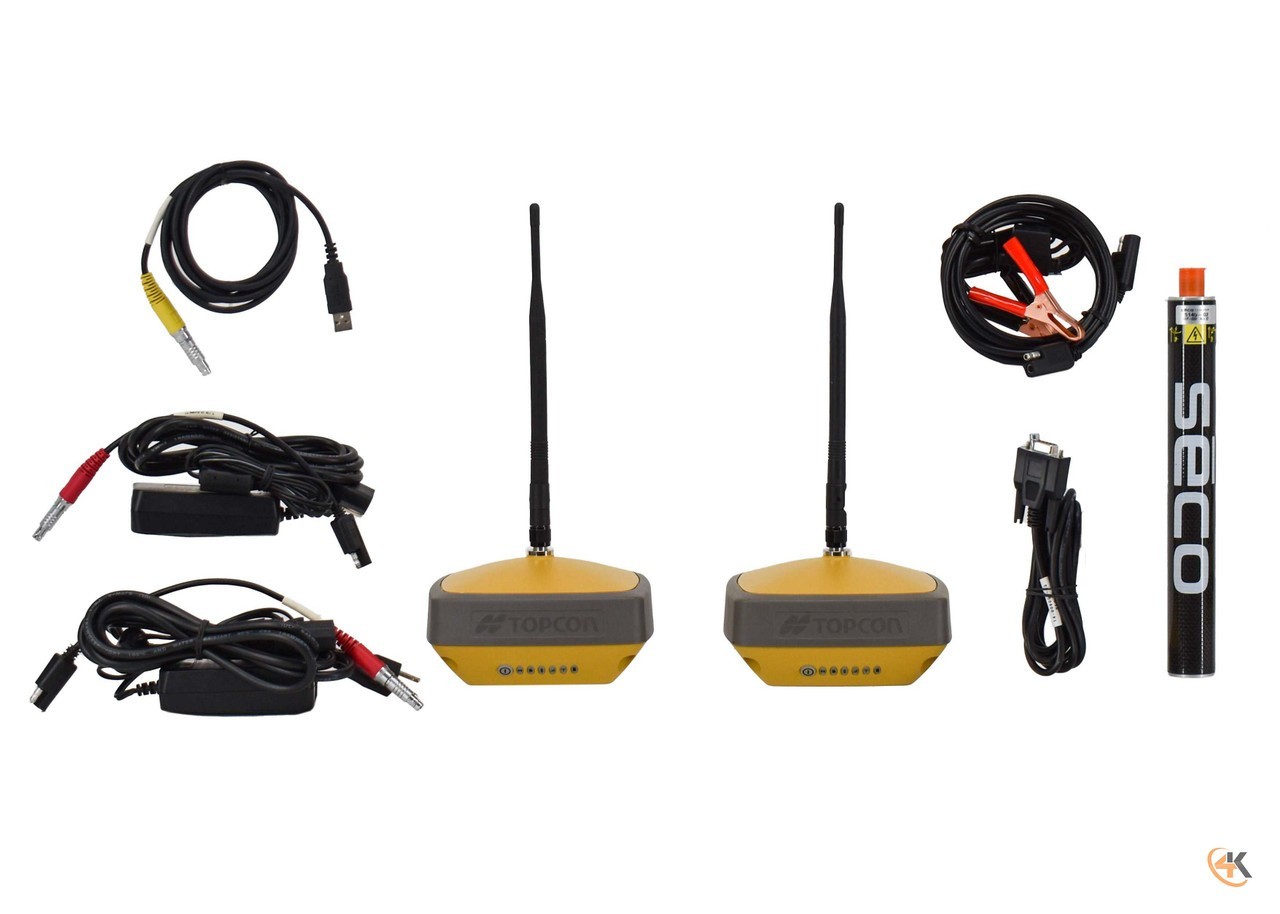 Topcon Dual Hiper VR FH915 900 MHz Base/Rover GPS GNSS Receiver Kit