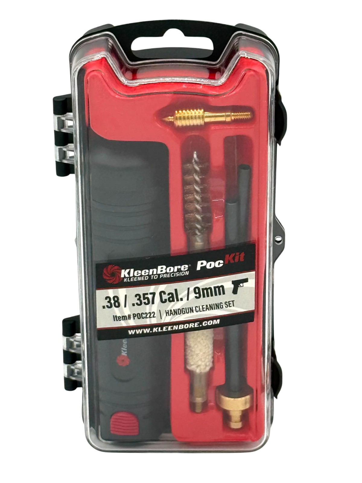 KleenBore .38/.357/9mm Cal. Handgun Cleaning PocKit - Pro-Shot Quality