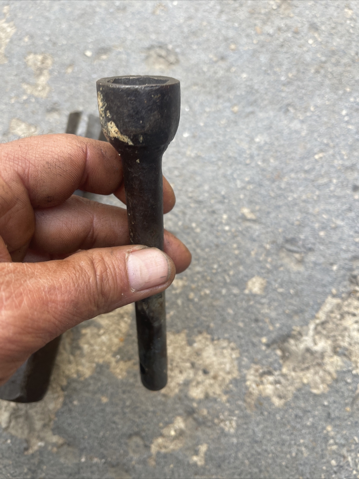 ANTIQUE DRAWN SOCKET 3/4" to 1" DEEP HEX SOCKETS UNMARKED