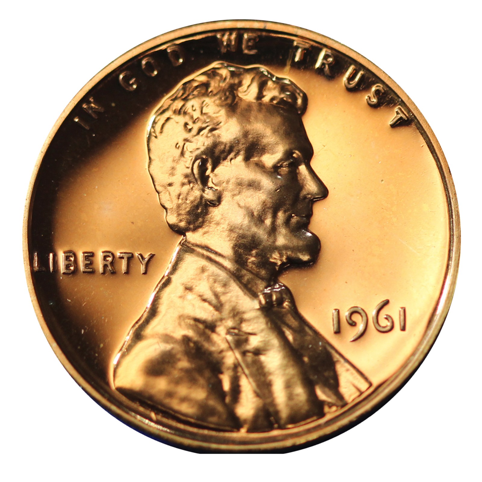 1961 Lincoln Memorial Cent Gem Proof Single Coin
