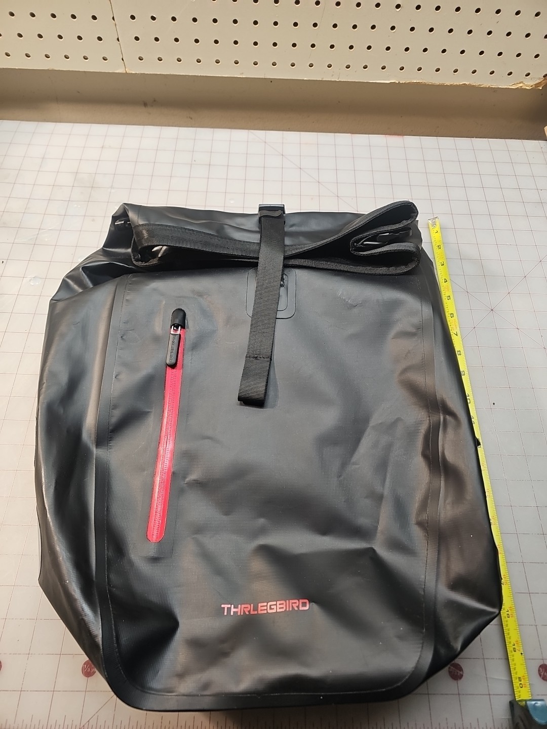 THRLEGBIRD Black Bike Bag | Bicycle Frame & Handlebar Storage Accessory