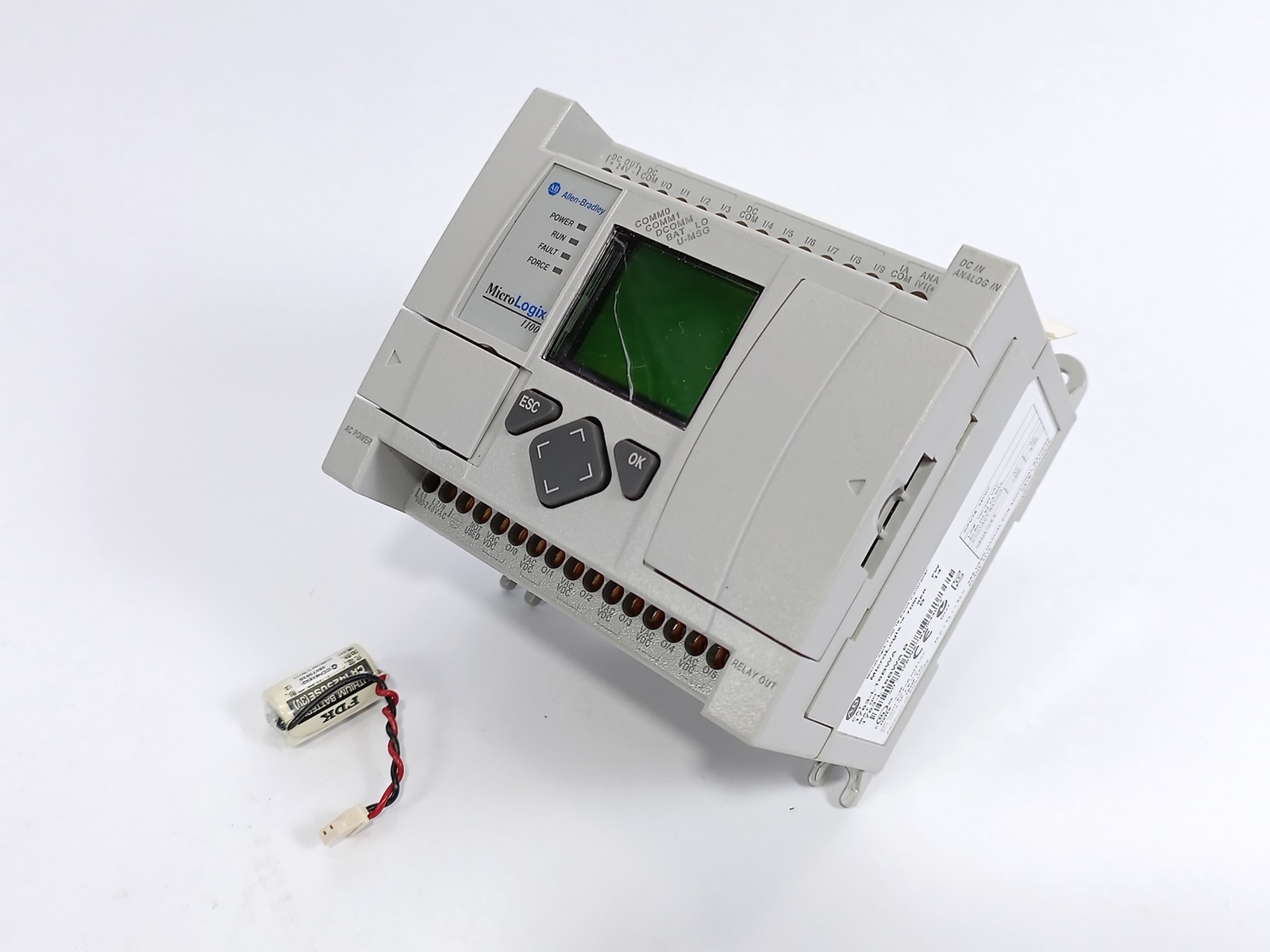 AB 1763-L16BWA Ser. B MicroLogix 1100 16 Point Controller