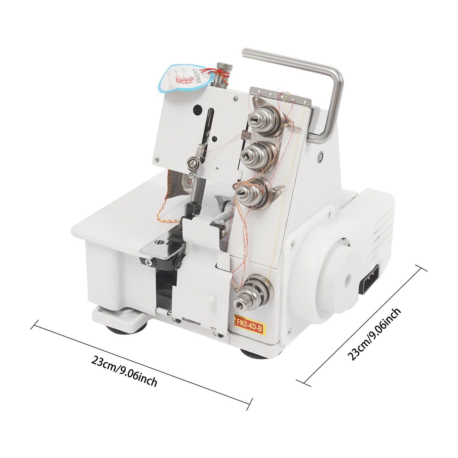 Professional 4 Thread Serger Overlock Sewing Machine 4-Line w/ Foot Controller
