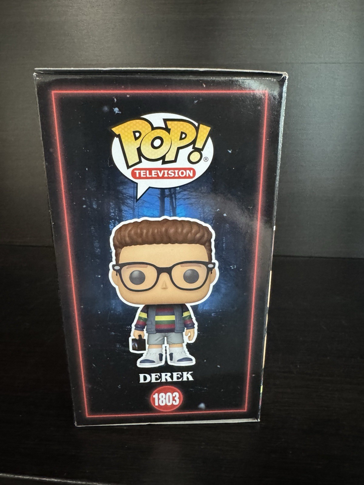 Funko Pop! Derek Turnbow #1803 Stranger Things Exclusive Vinyl Figure +PROTECTOR