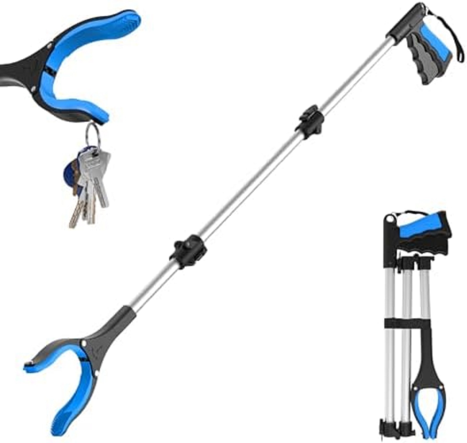 43 inch overlong Grabber Reacher Tool & Trash Picker UpgradeFoldable Grabber
