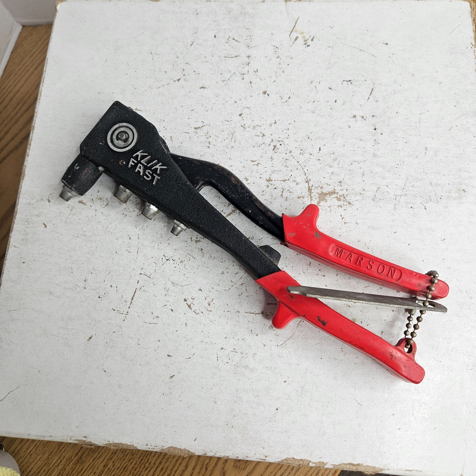 Blue Point Marson Tools HP-2 Rivet Gun Klik Fast Red Grip