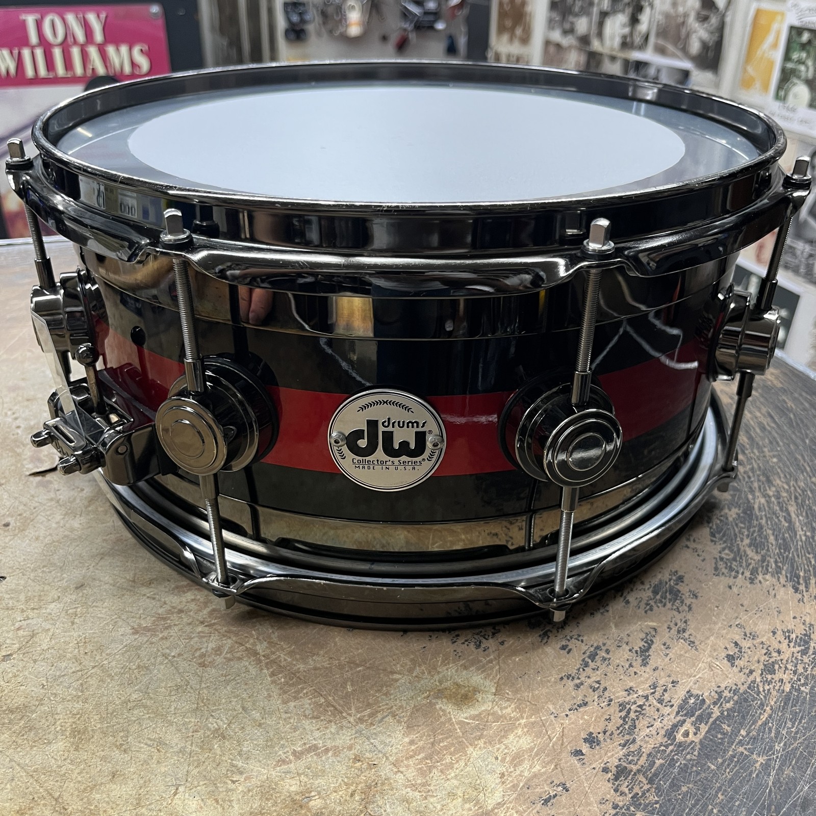DW - Edge Snare Drum - 6 1/2x13 - Maple/Mahogany (Used)