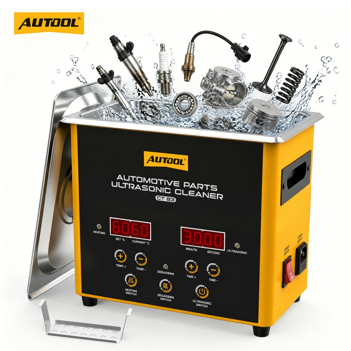 GDI EFI FEI Piezo Fuel Injector Cleaner 3L Ultrasonic Cleaning Machine w/ Heater