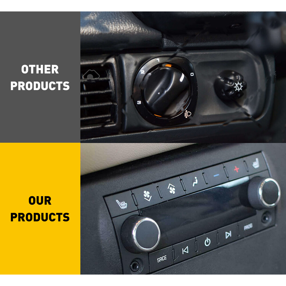 For 2007-2011 CHEVY SILVERADO TAHOE YUKON CLIMATE CONTROL A/C HEATER KNOB KNOBS