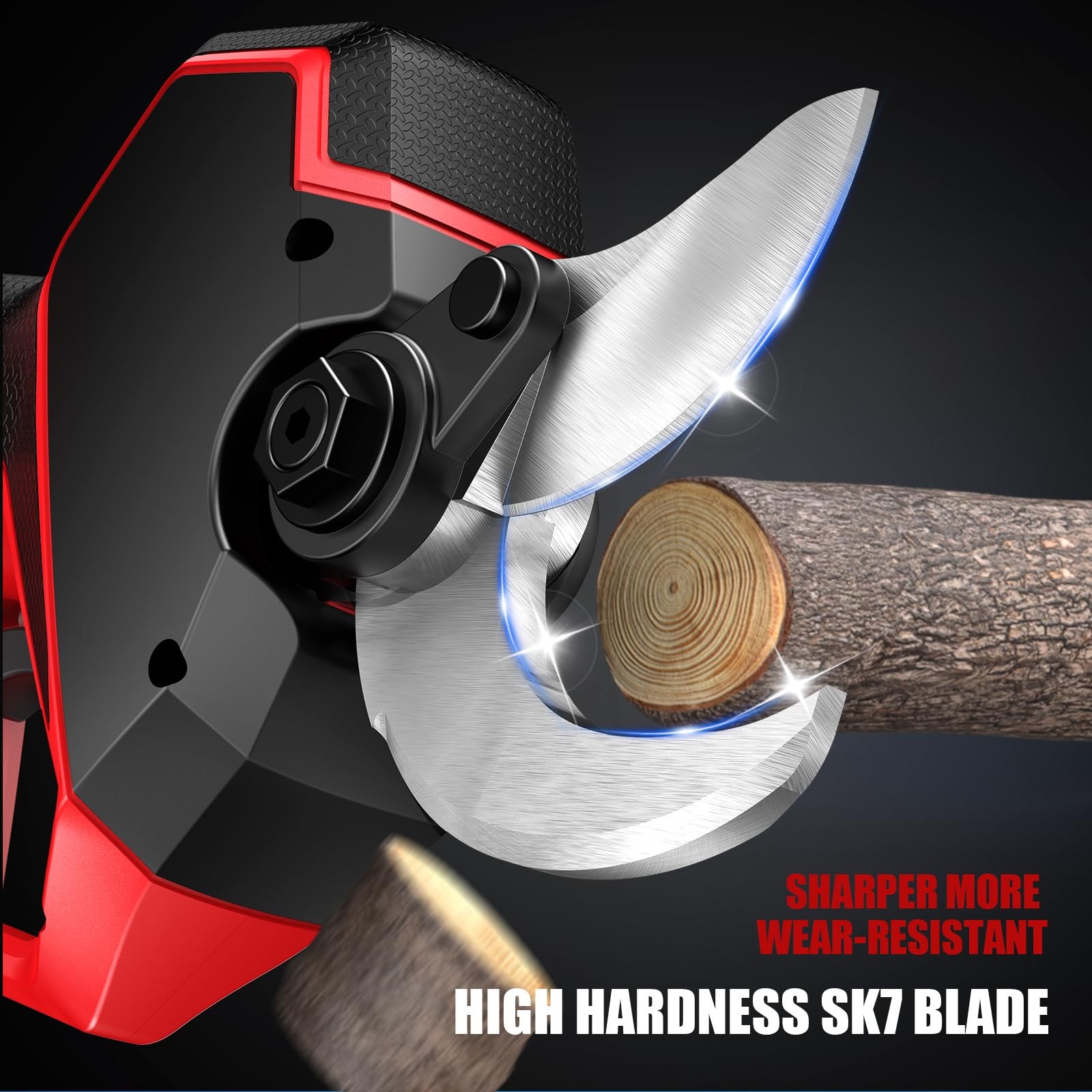 (Upgraded Version) Electric Pruning Shears, Large 2.75 inch Cutting Diameter ...
