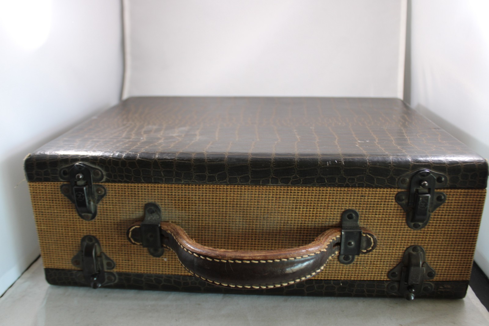 VINTAGE 1950's BARNETT & JAFFE 2 SIDED 500 SLIDE STORAGE CASE MCM