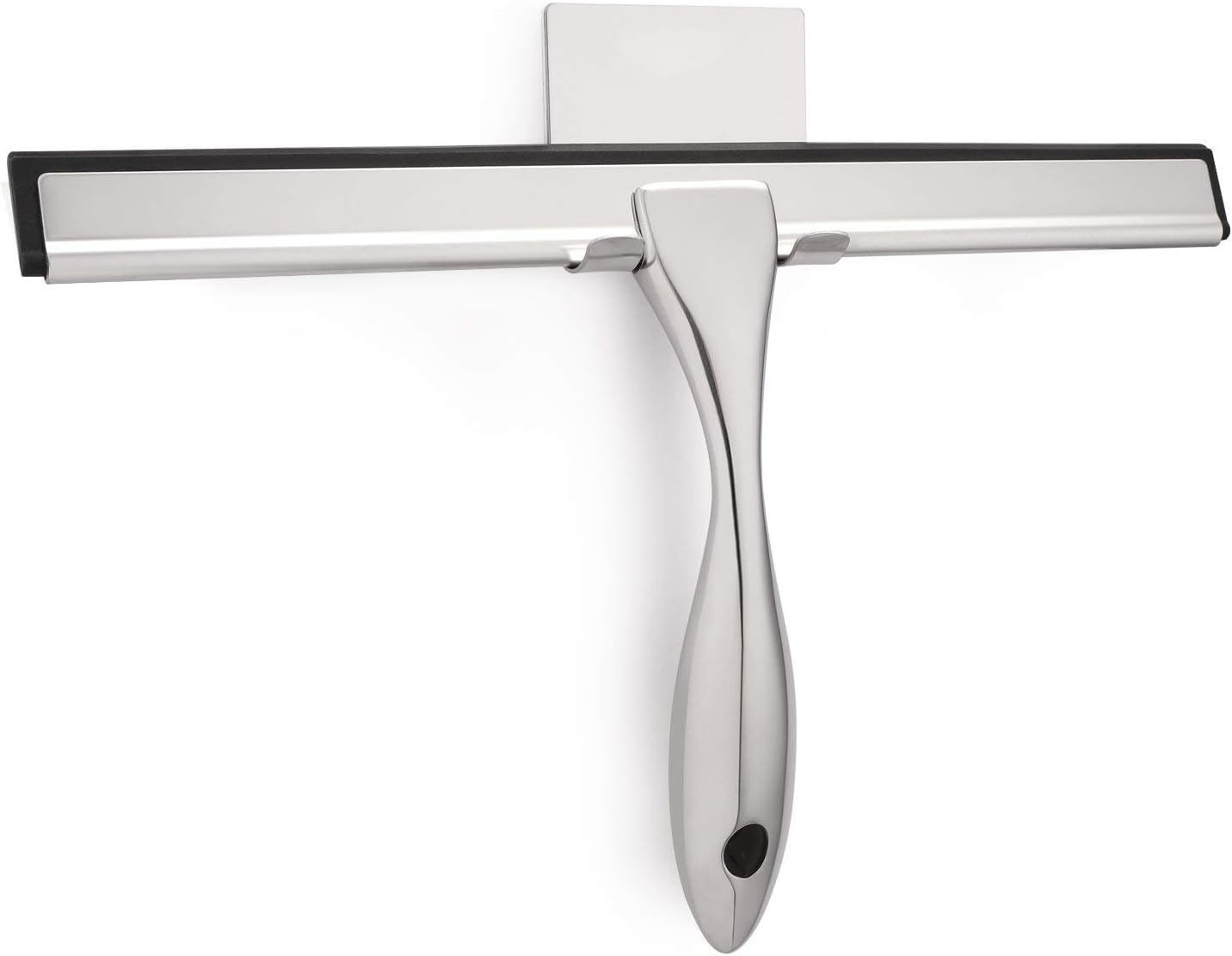 Hiware All-Purpose Shower Squeegee for Doors, 10-Inch, Silver