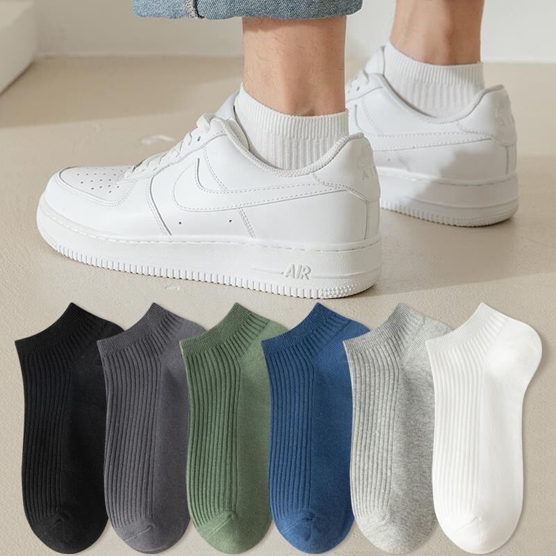 3 Pair Men’s Quick Dry Sports Socks Breathable Polyester Ankle Style for Summer