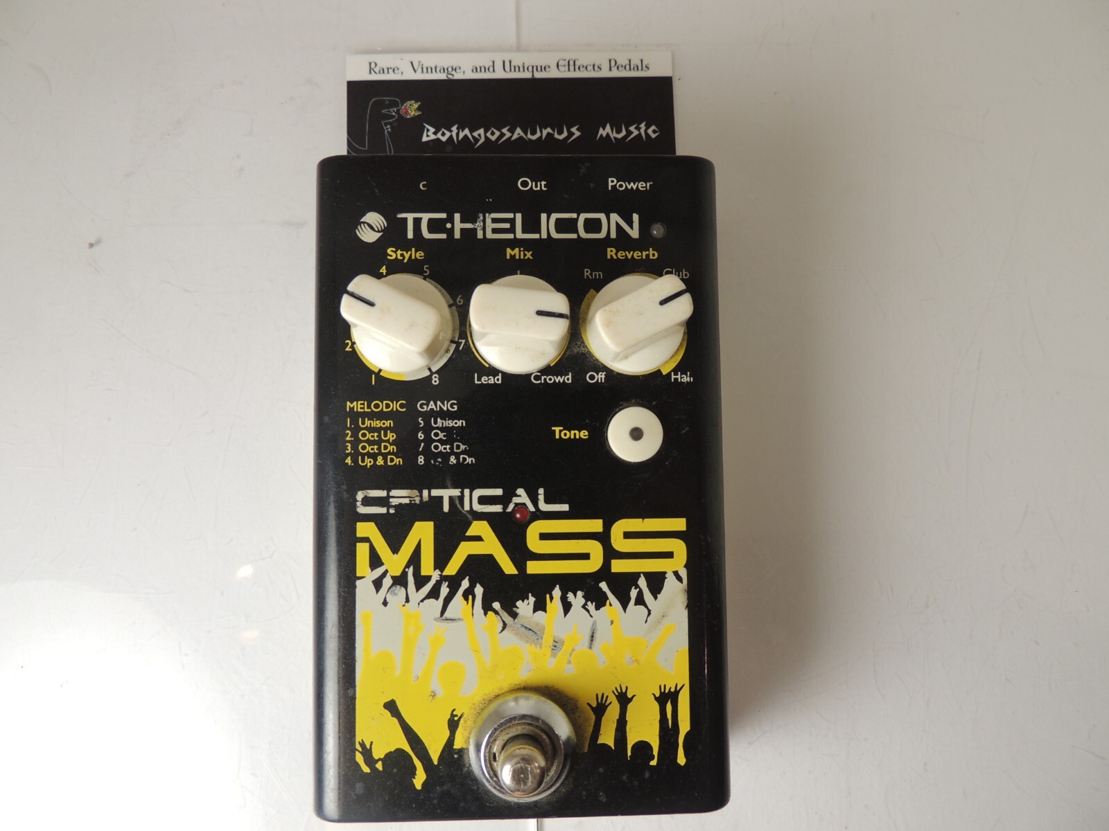 TC Helicon Critical Mass Vocal Effects Pedal Free USA Ship