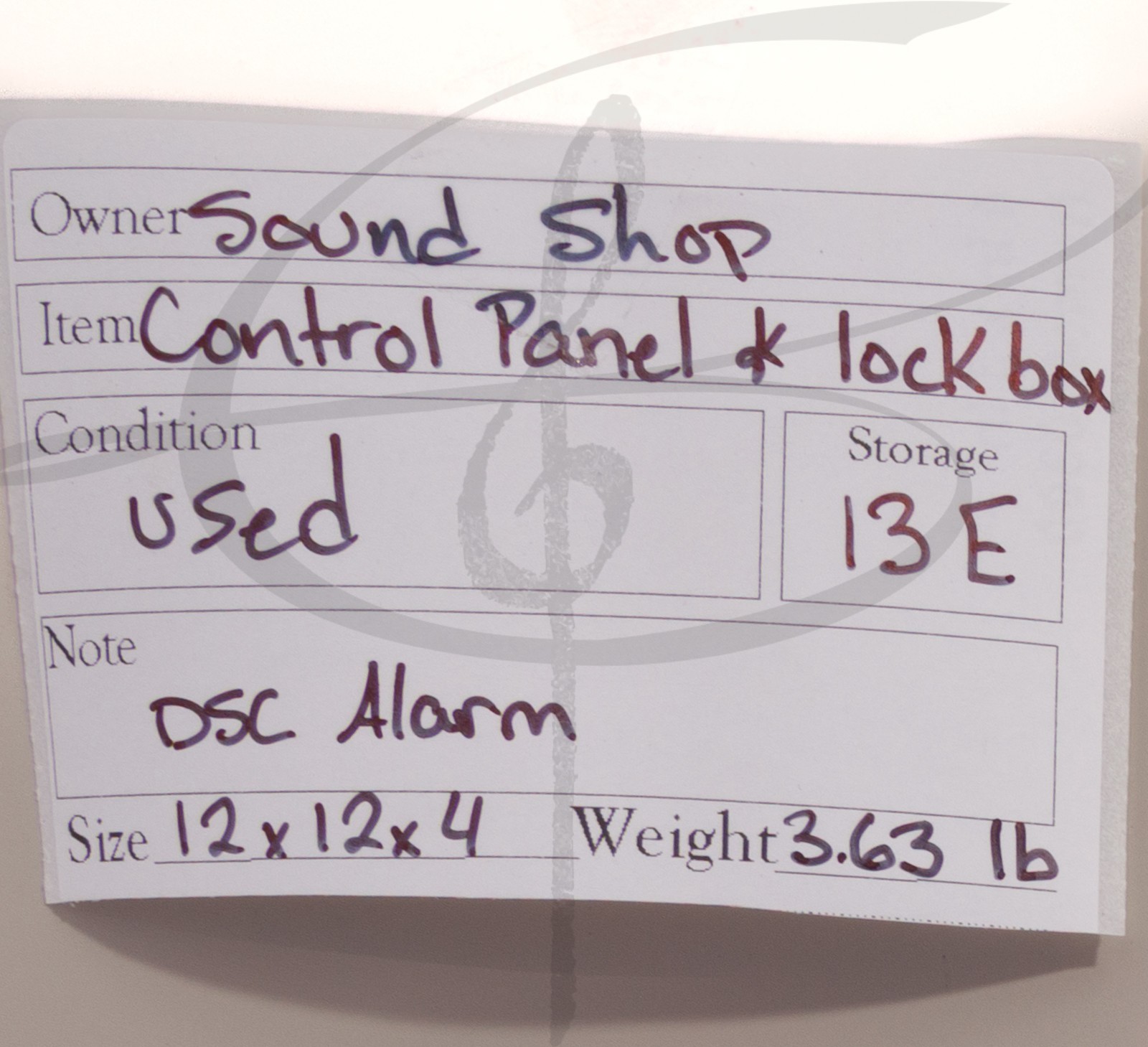 DSC PowerSeries Neo Security Alarm Control Panel Enclosure w/ HS2016 Alarm Panel