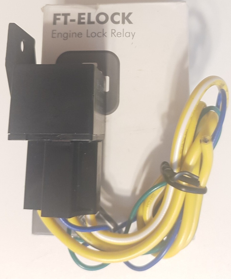 Firstech Compustar FT-ELOCK Engine Lock Relay Kit w/ Tianbo TRV4-L-12V-Z-F