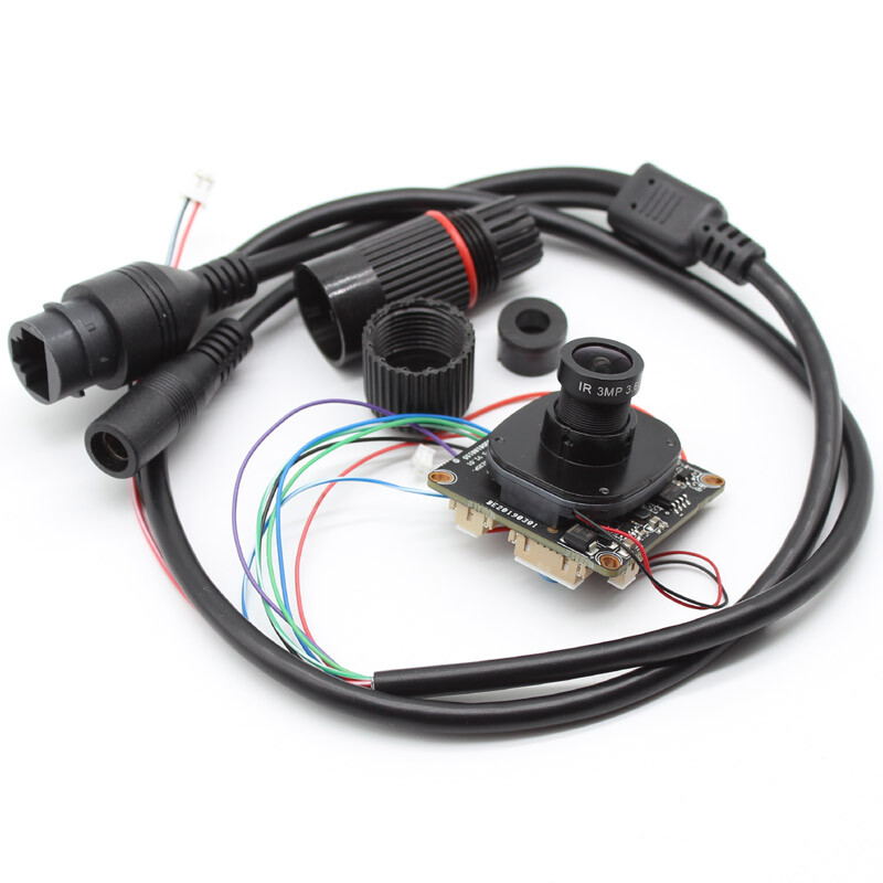 HD CCTV 4MP IP Camera Module Network Security board 1/2.8" H.265+ 2.8mm lens