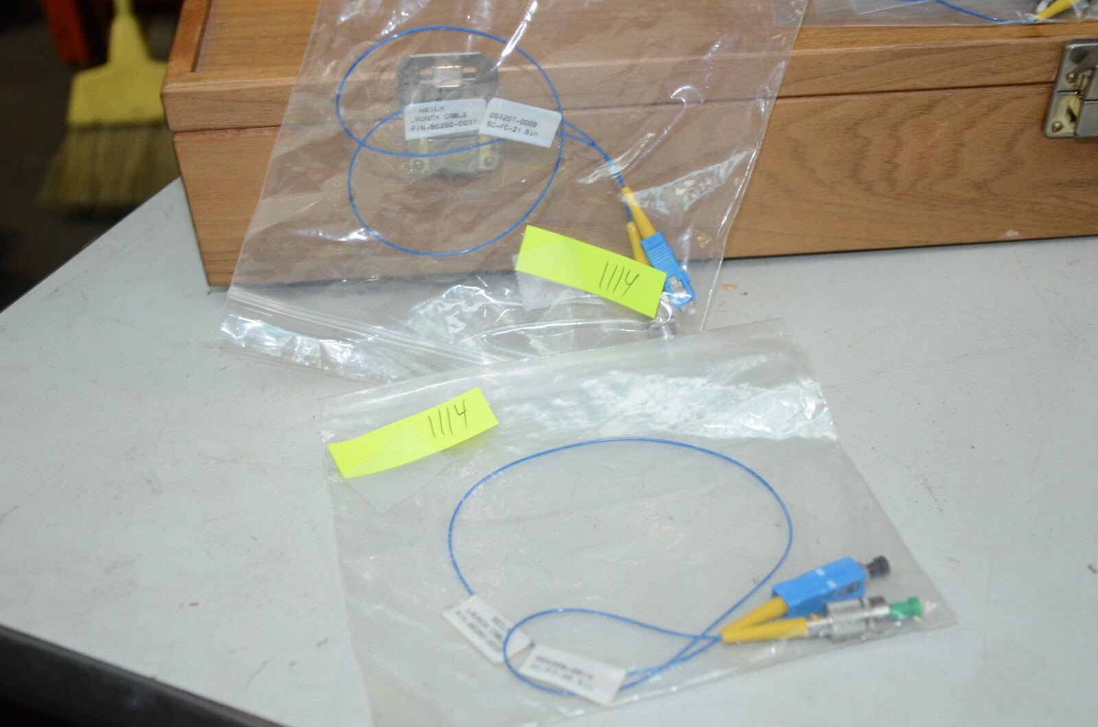 Molex NGILM SC to FC OTDR Launch Cables 86290 Lot of 2 20.5 & 21.5" Long