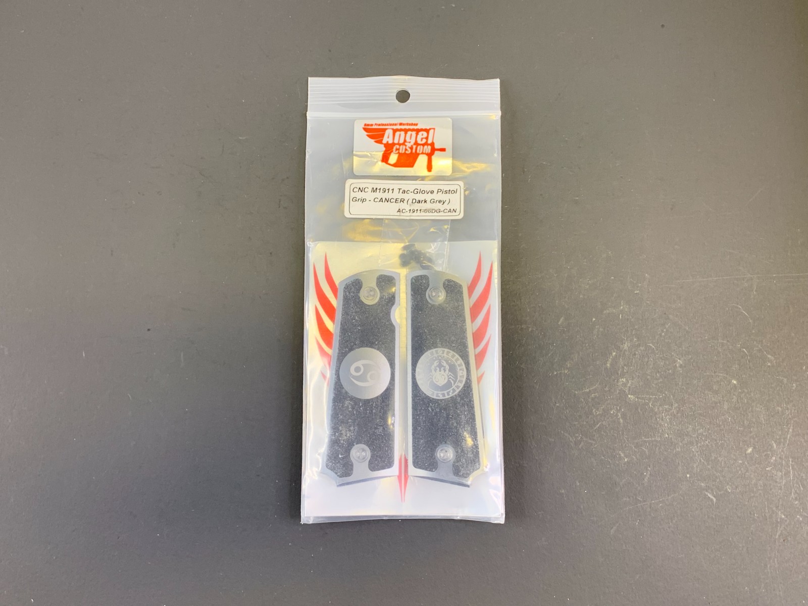 Angel Custom CNC Machined Tac-Glove Universal Grips 1911 Series Pistols