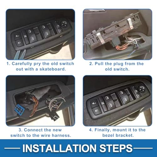 Power Window Switch No.0K2N266350A Front Left Driver Side Window Control