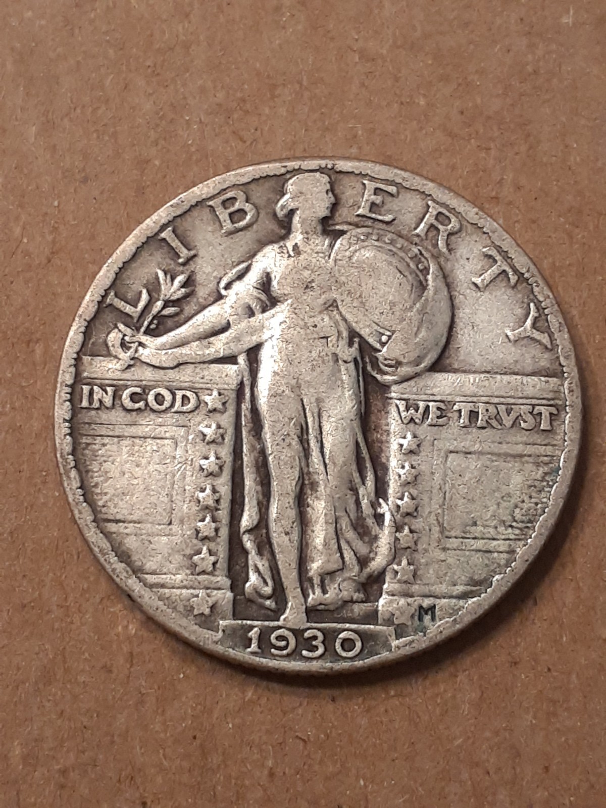 1930 STANDING LIBERTY QUARTER     F