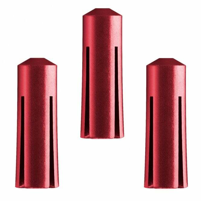 RED ALLOY  FLIGHT PROTECTORS...PACK OF 3