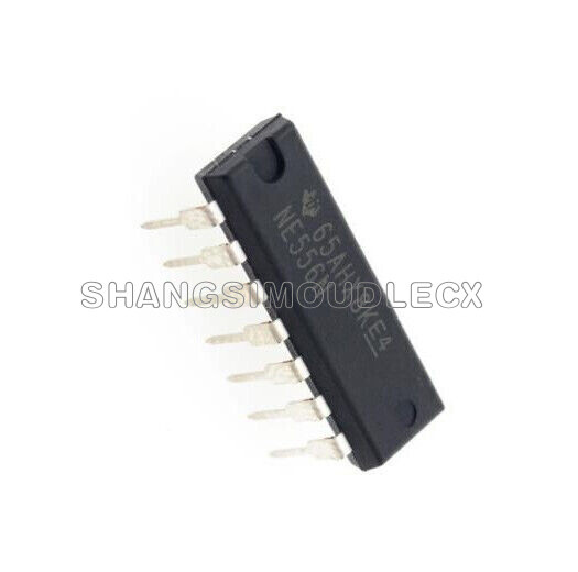 50PCS Dual Bipolar Timer Ne556n Ne556 556 Develope Ic