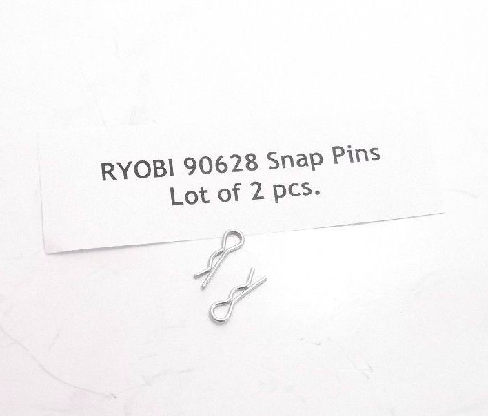 Lot of 2 RYOBI 90628 Snap Pin - Clip - Prepaid Shipping (2 Pieces)