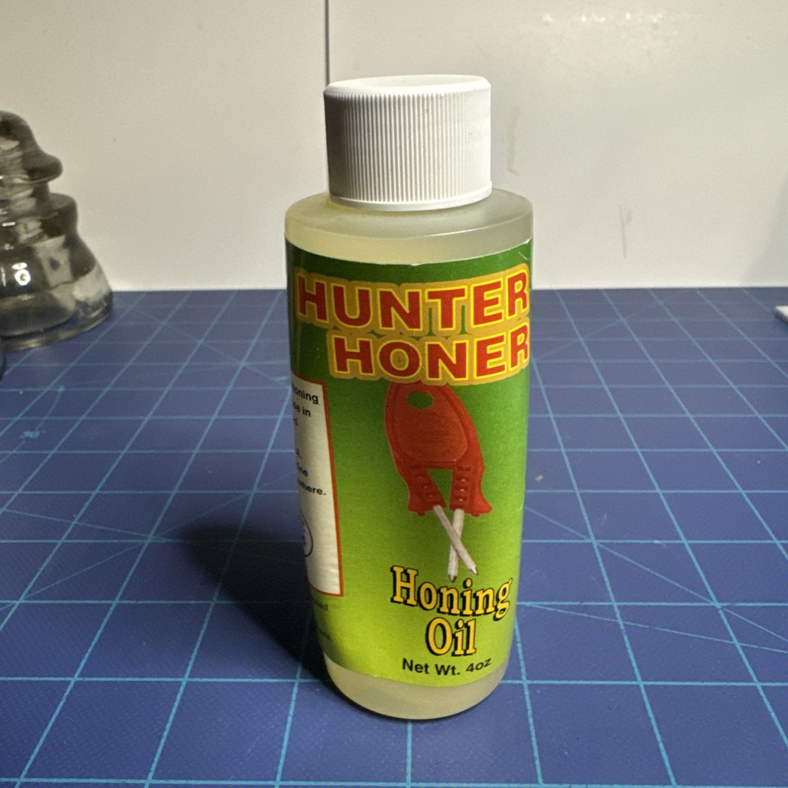 Vintage Hunter Honer Honing Oil 4oz Bottle, All Natural. New Tough To Find