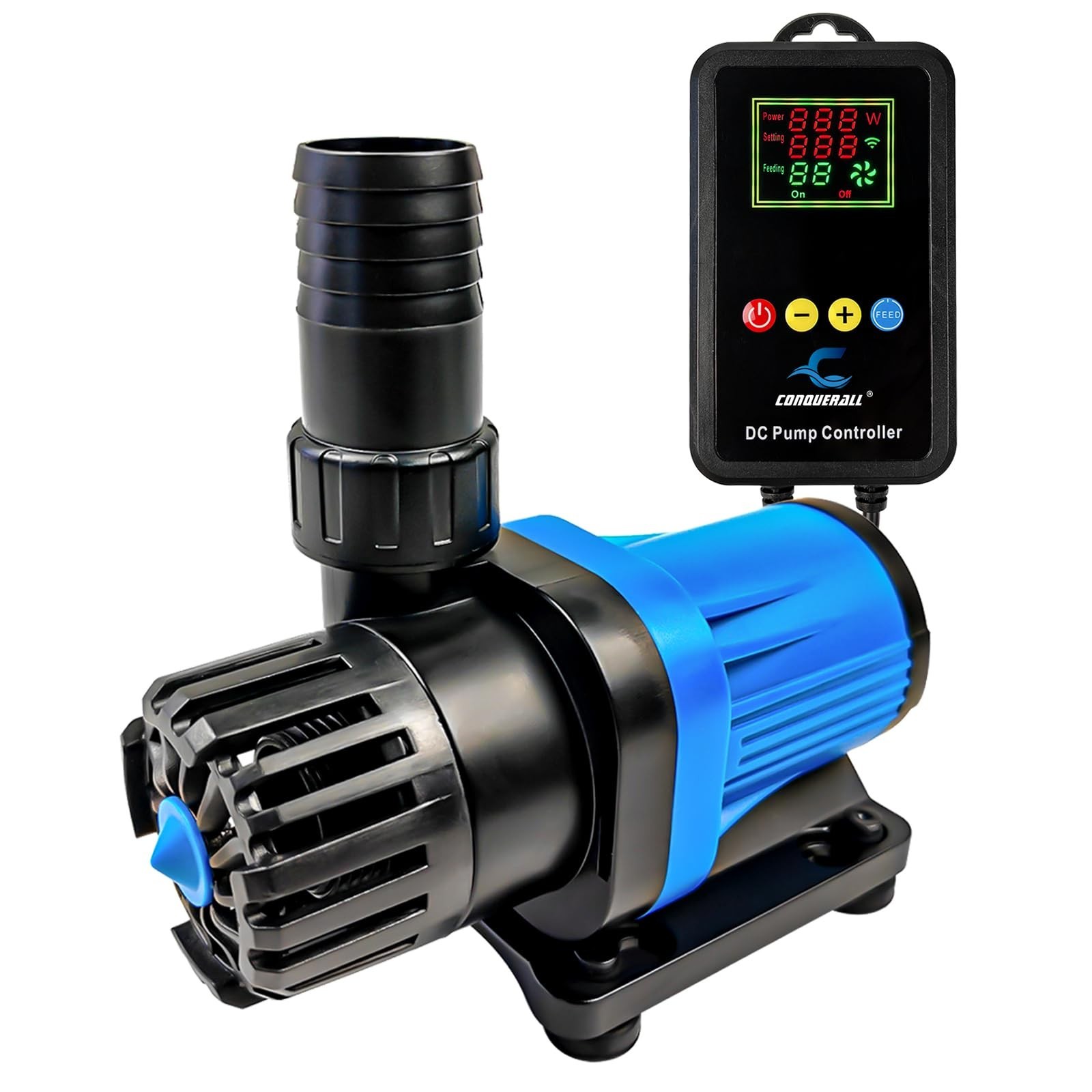 CONQUERALL CHS-3500 DC 24V DC 20W Adjustable Flow Water Pump 920GPH(US) 14.7FT