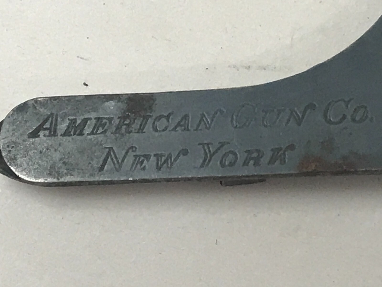 Muzzleloader American Gun Co. Percussion Side by Side Lock ~ Serial #8594