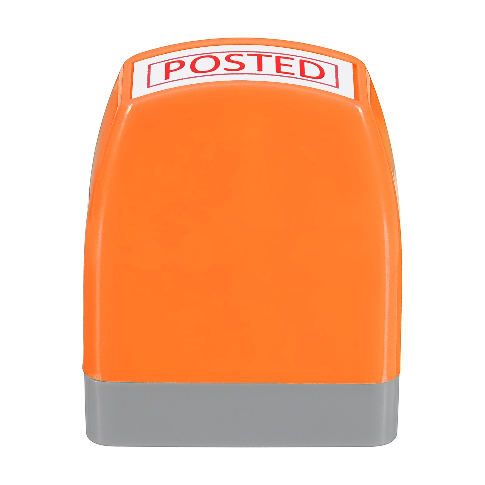Posted Notice Stamp Self Inking, Office Stamps Pre Inked, Orange