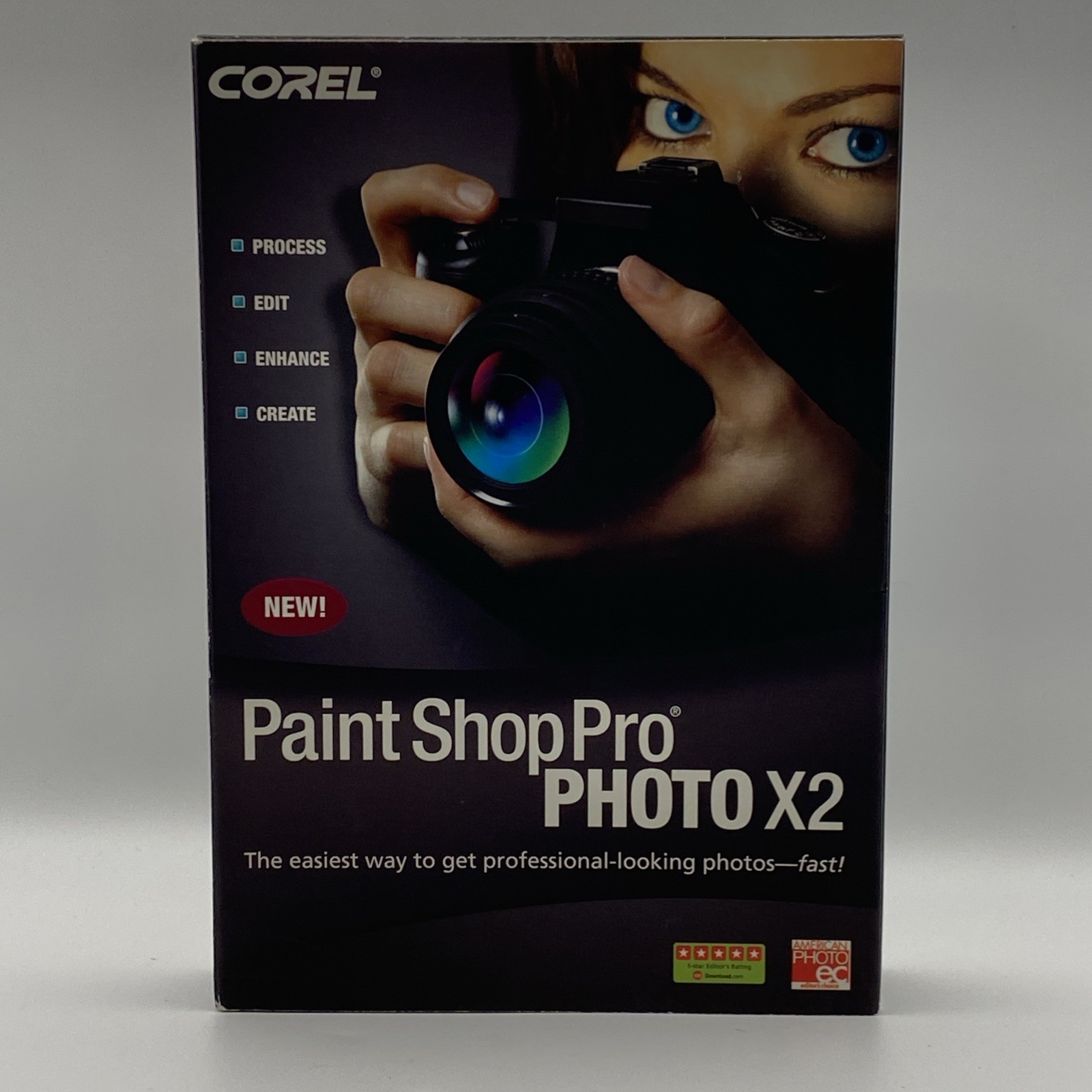 Corel Paint shop Pro Photo X2 CD PC Photo Shop Software - Windows Vista/XP