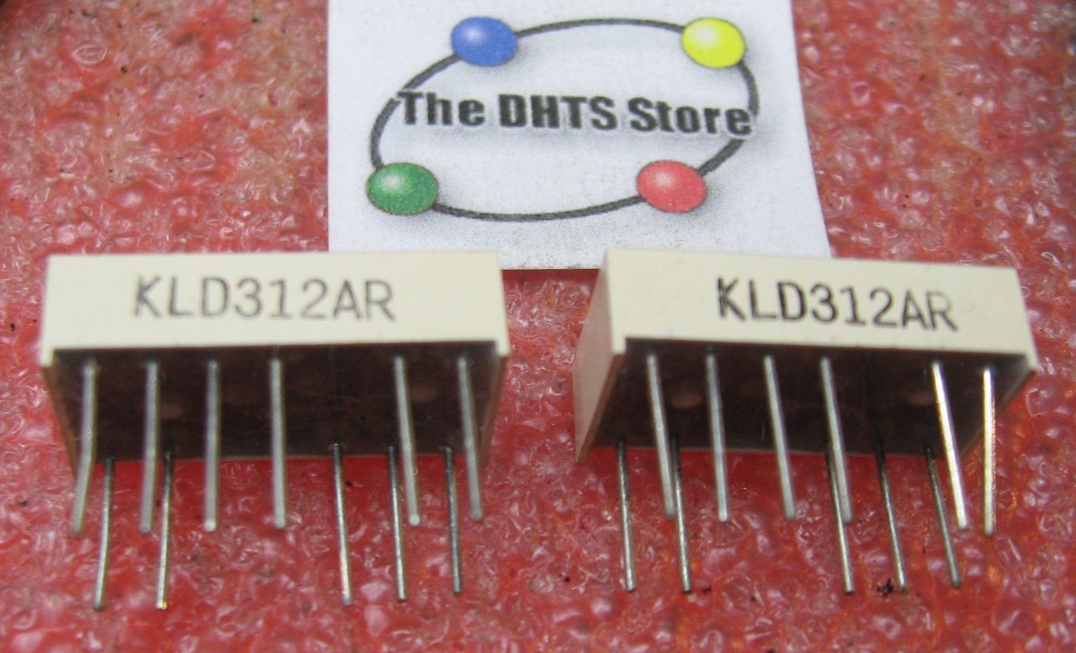 LED Display CA Red KLD312AR - NOS Qty 2