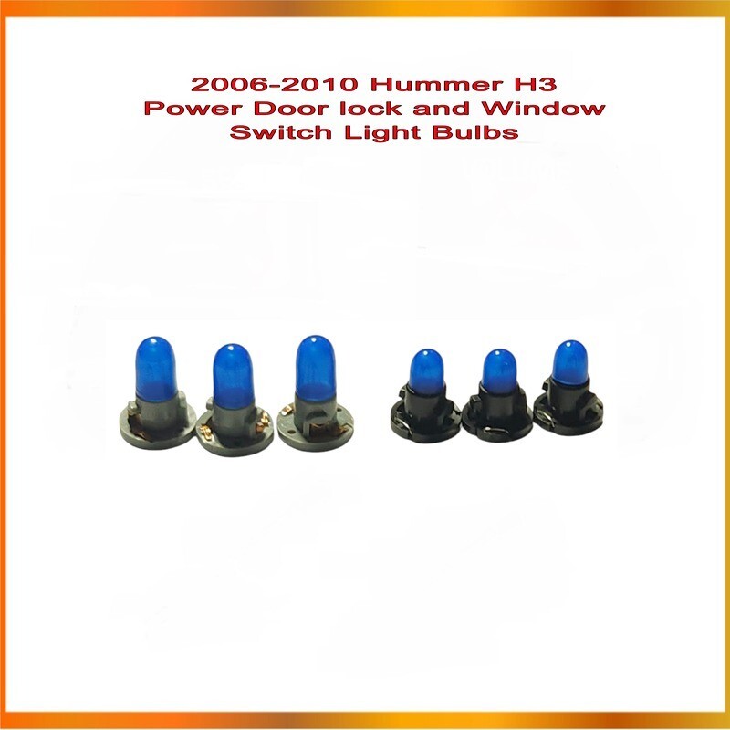 2006-2010 Hummer H3 Power Windows and Locks Light Bulbs