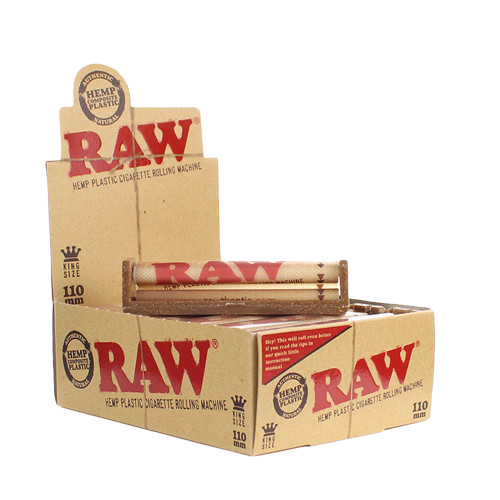 RAW Classic Hemp Plastic Roller Rolling Machine 110mm | 12 Units