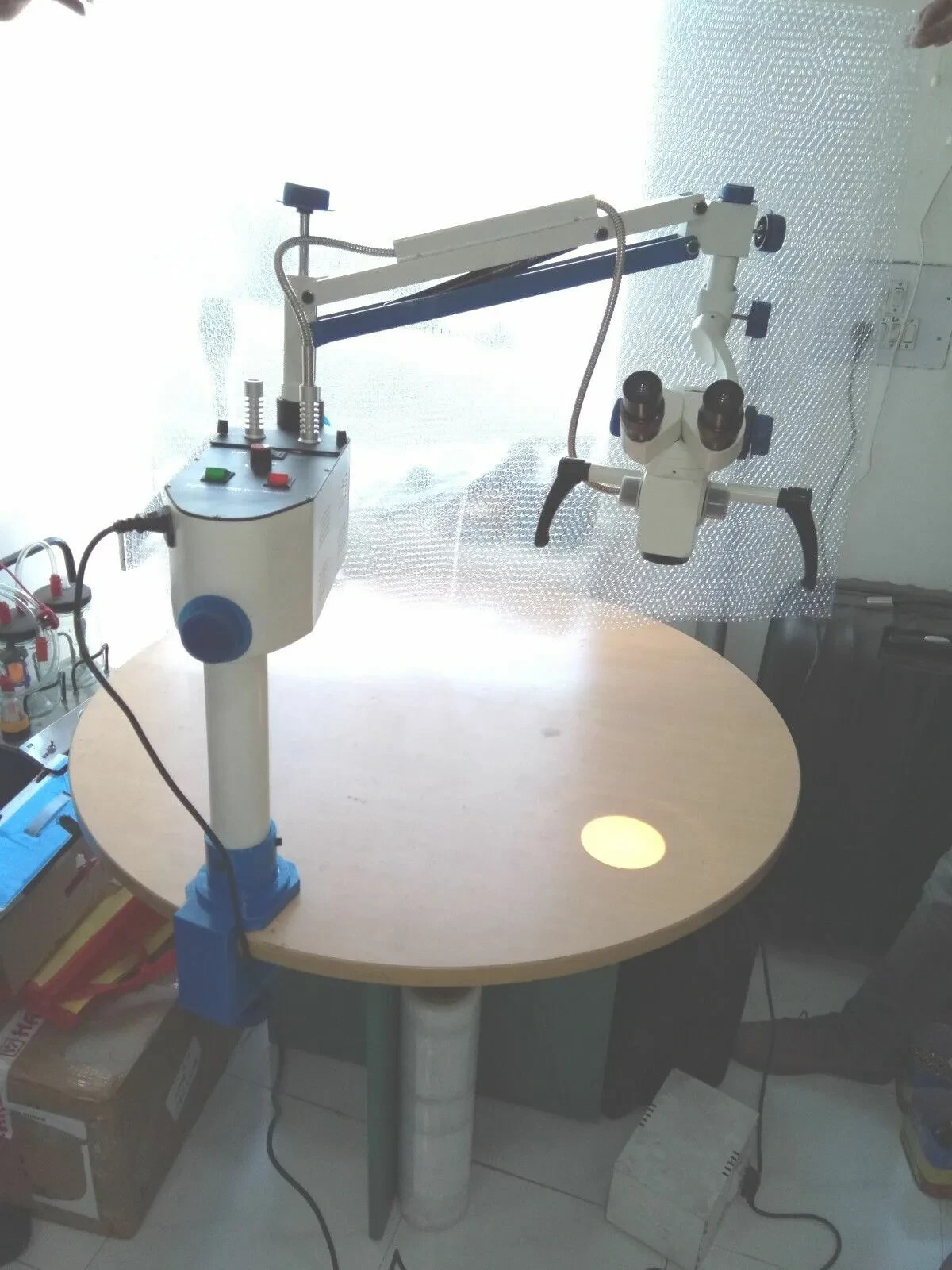 3 Step Surgical Portable Operating Microscope Ophthalmic in luggage Bag Packing