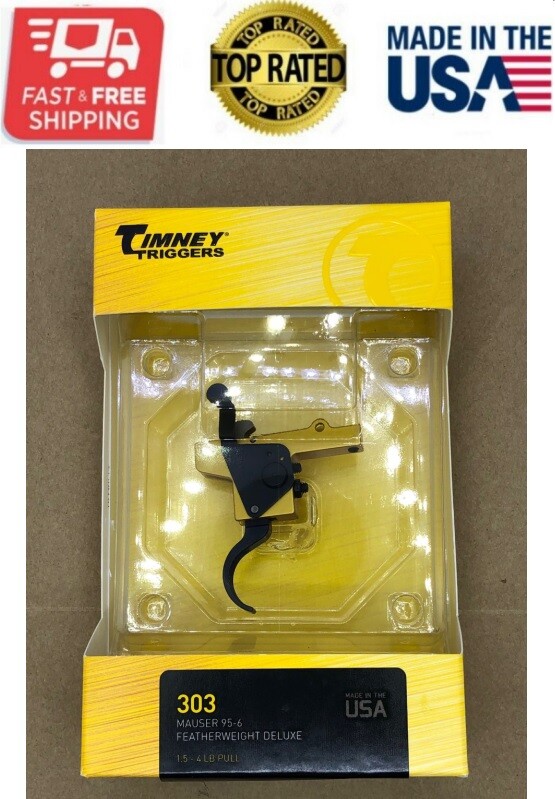 TIMNEY TRIGGER MAUSER M95 M96 FEATHERWEIGHT DELUXE ADJUSTABLE 1.5-4 LB PULL 303