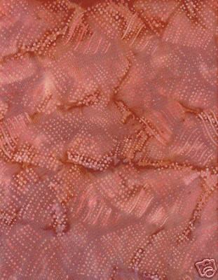 TIMELESS TREASURES TONGA BATIK #B7817 ORG QUILT FABRIC